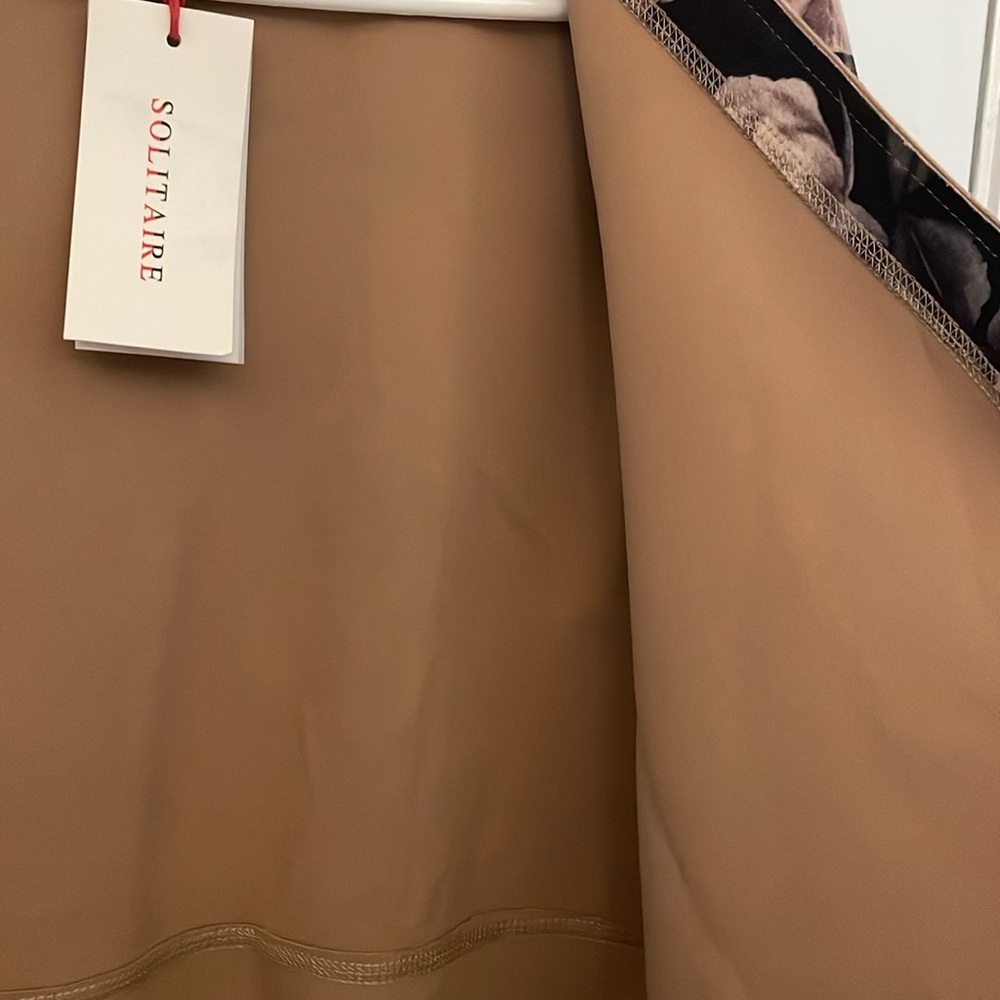 Anthropologie Solitaire Faux Suede Black, Gray, Mauve Open Duster Jacket XS NWT - Picture 9 of 15